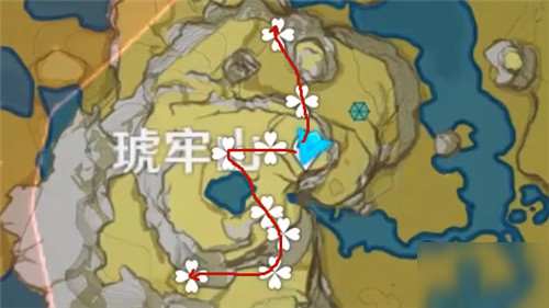 原神石珀采集地点地图位置一览 石珀采集路线图