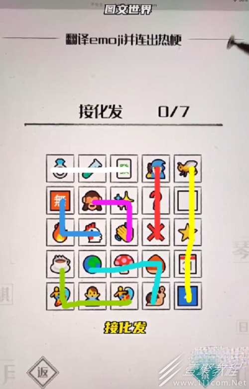 图文世界翻译emoji并连出热梗如何通关